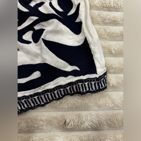 Anthropologie by Maeve, size 10W, white and navy blue top - Picture 4 of 4